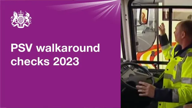 PSV Driver's Daily Walkaround Checks