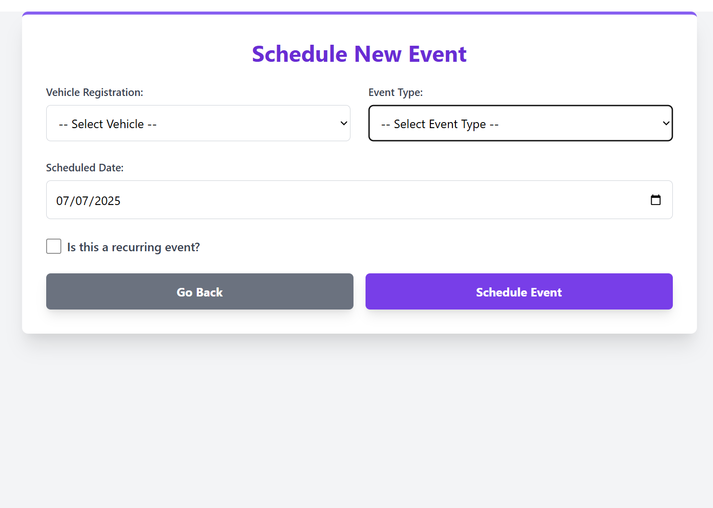 Event Manager